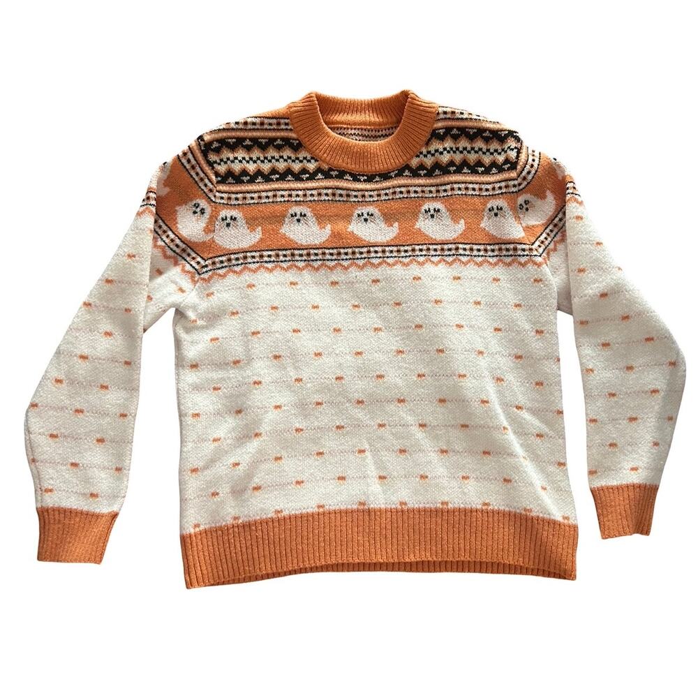 Halloween Ghostie Knit Sweater